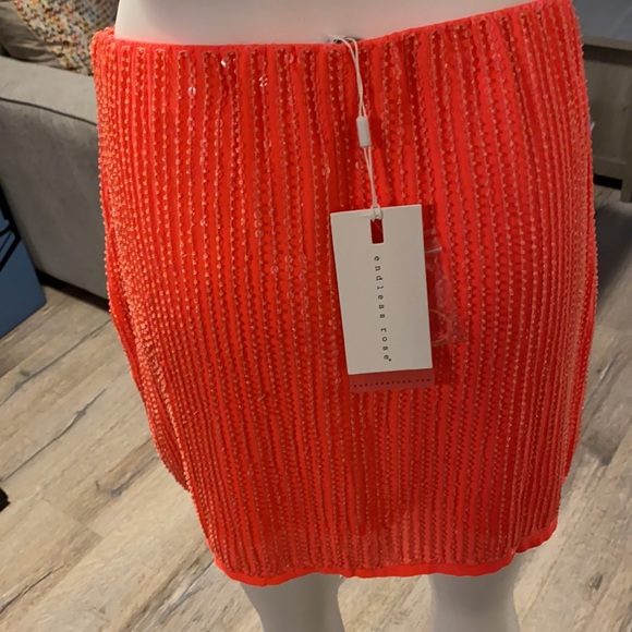 Endless Rose Beaded Mini Skirt - Picture 5 of 7